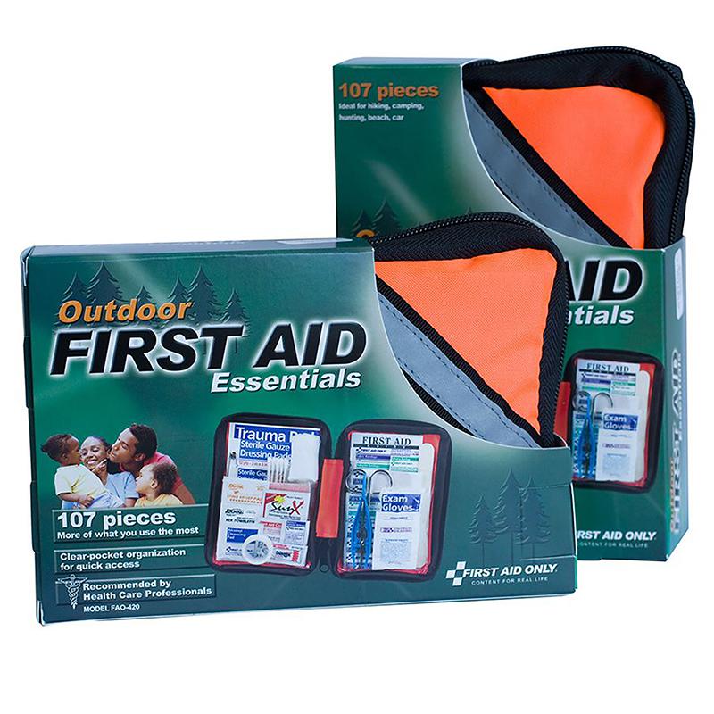 Outdoor First Aid Kit, 107 Piece, Fabric Case. Picture 2
