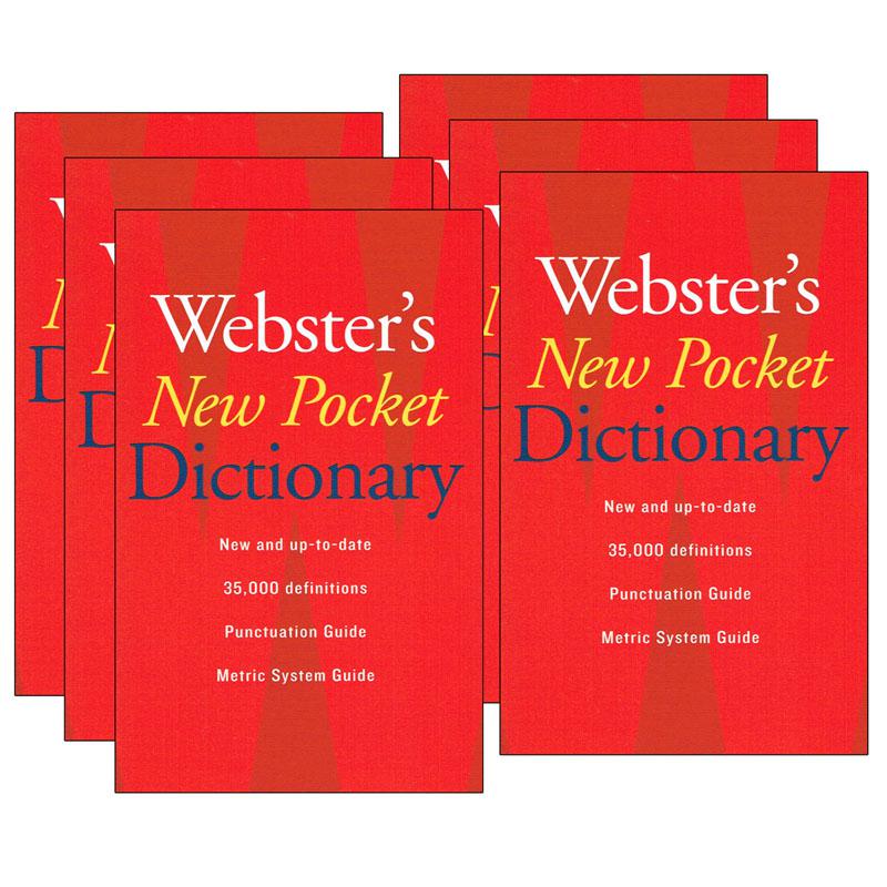 Webster's New Pocket Dictionary, Pack of 6. Picture 2