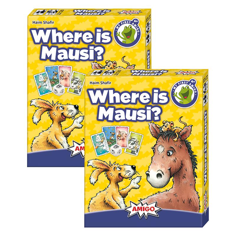 My First AMIGO Card Game: Where is Mausi?, Pack of 2. Picture 2