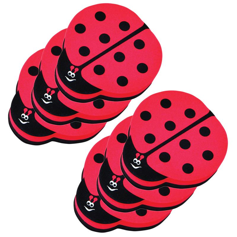 Magnetic Whiteboard Eraser, Ladybug, Pack of 6. Picture 2