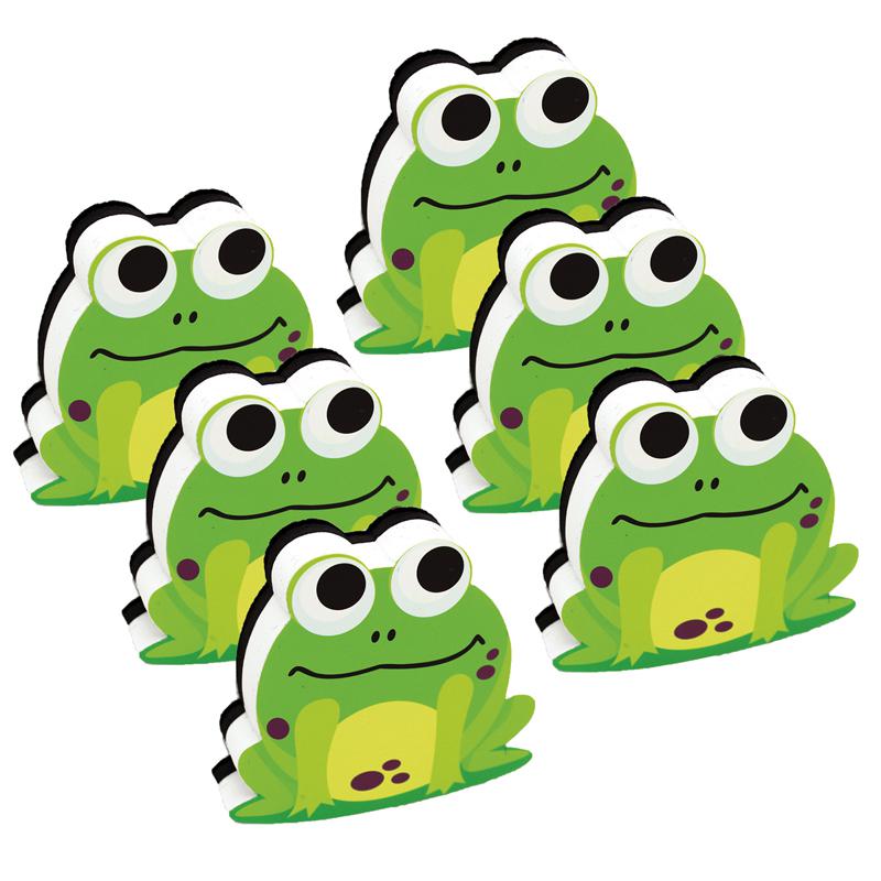 Magnetic Whiteboard Eraser, Frog, Pack of 6. Picture 2