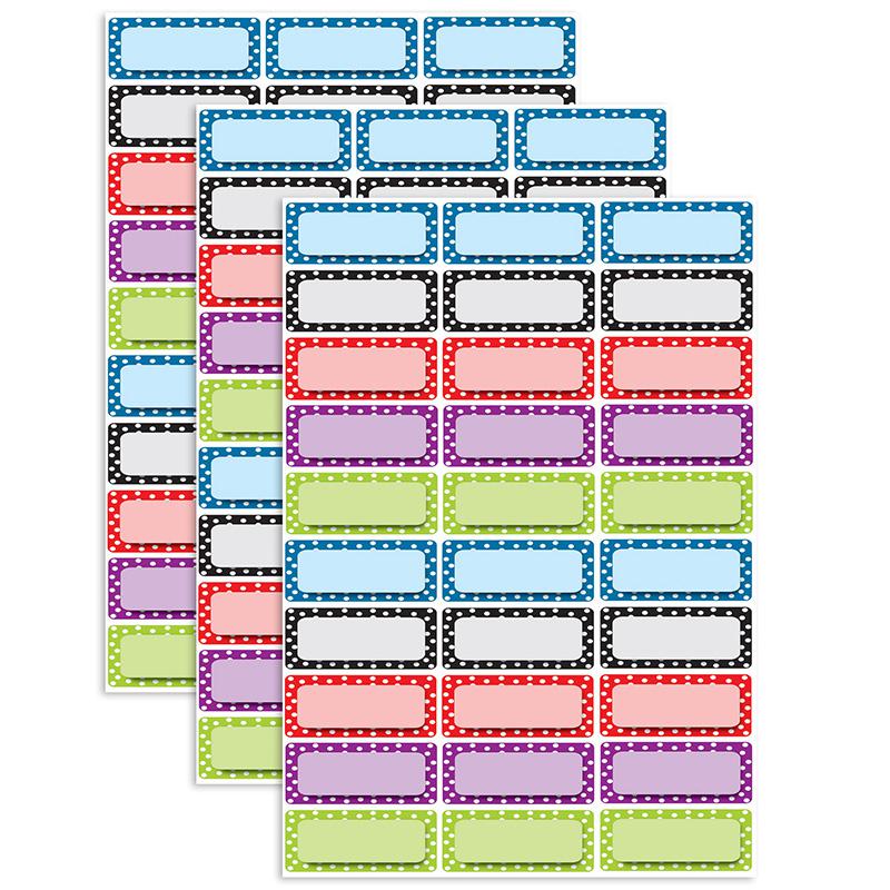 Die-Cut Magnetic Foam Color Dots Labels/Nameplates, 30 Per Pack, 3 Packs. Picture 2