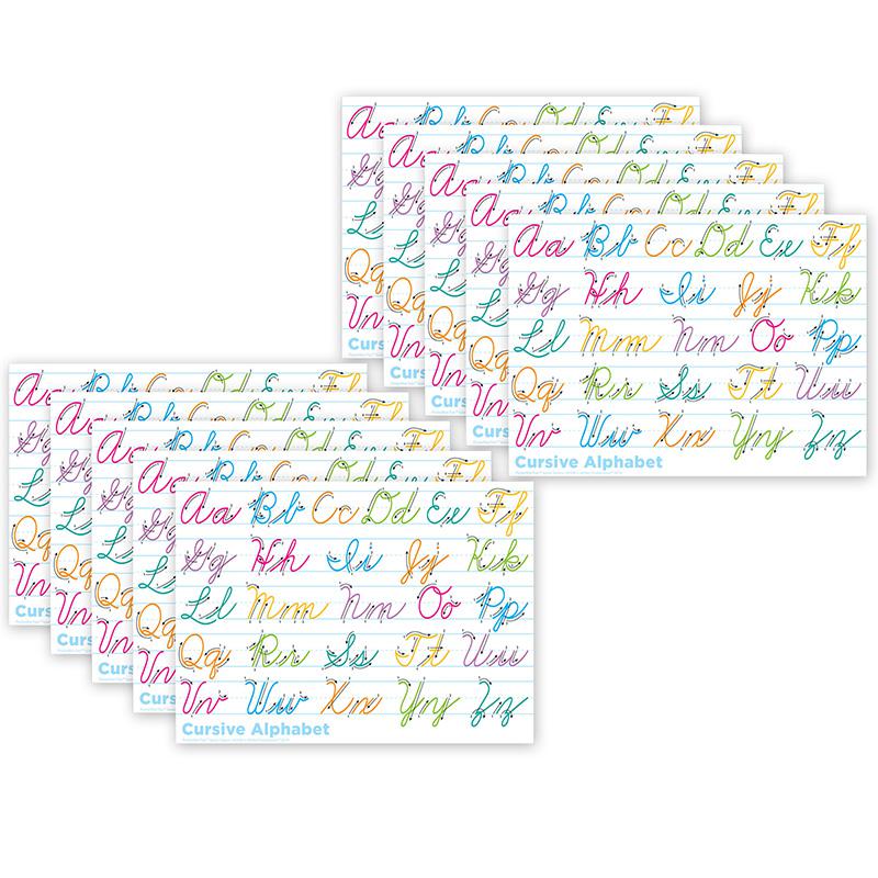 Smart Poly PosterMat Pals Space Savers, Traditional Cursive, Pack of 10. Picture 2
