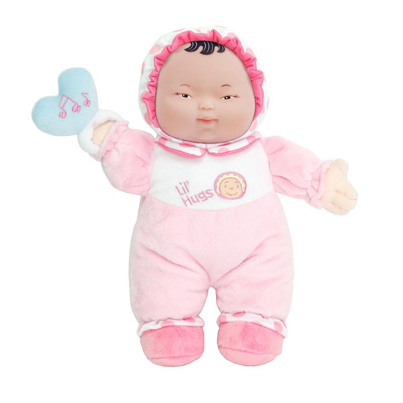 Lil' Hugs Baby's First Soft Doll, Vinyl Face,12" Asian. Picture 2