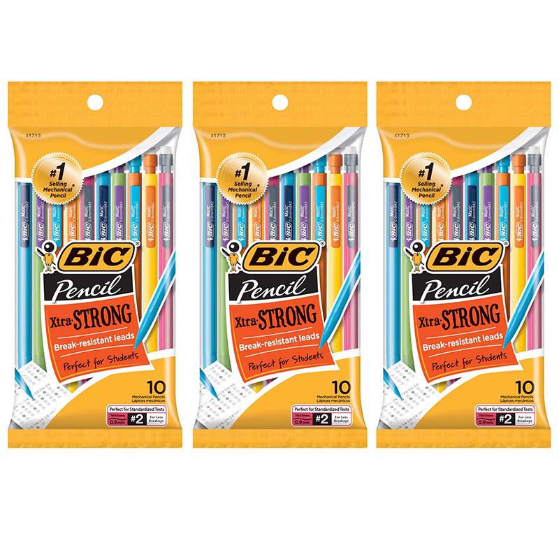 Mechanical Pencils, 0.9mm, 10 Per Pack, 3 Packs. Picture 2