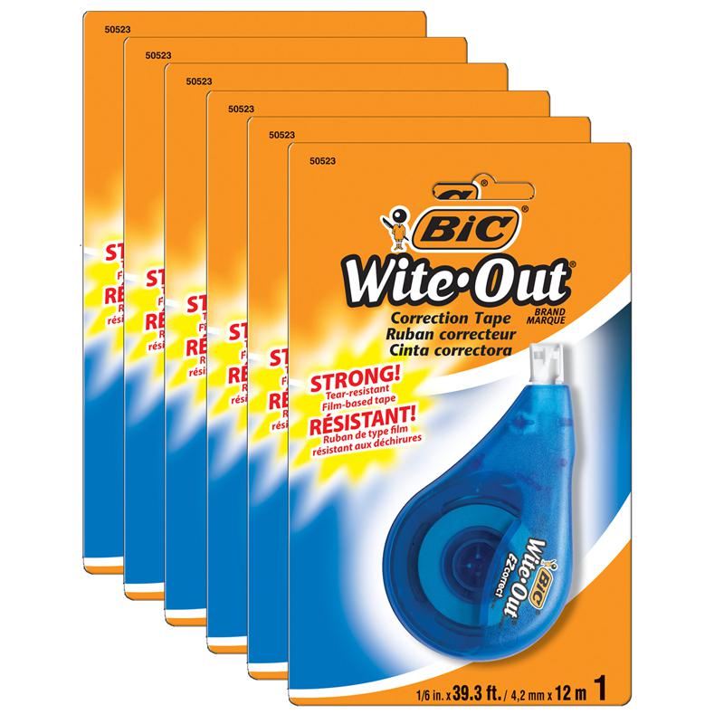 Wite-Out EZ Correct Correction Tape, Pack of 6. Picture 2