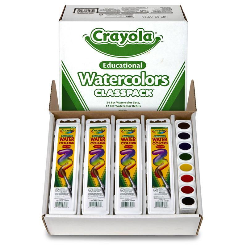 Watercolors Classpack, 36 Count. Picture 2