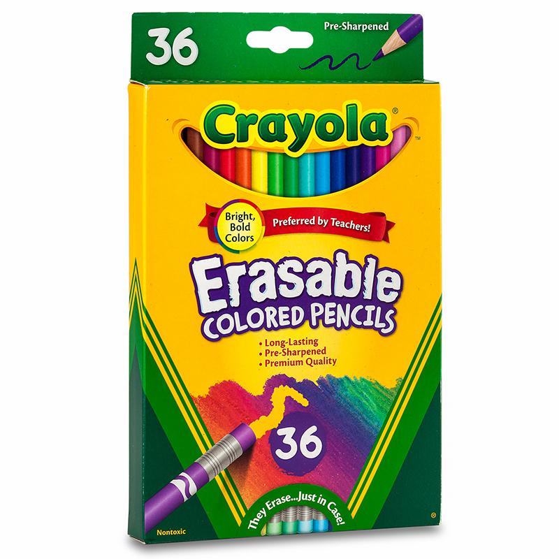 Erasable Colored Pencils, 36 Count. Picture 2