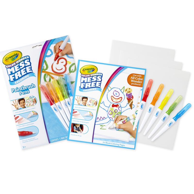 Color Wonder Mess Free Paintbrush Pens & Paper. Picture 2
