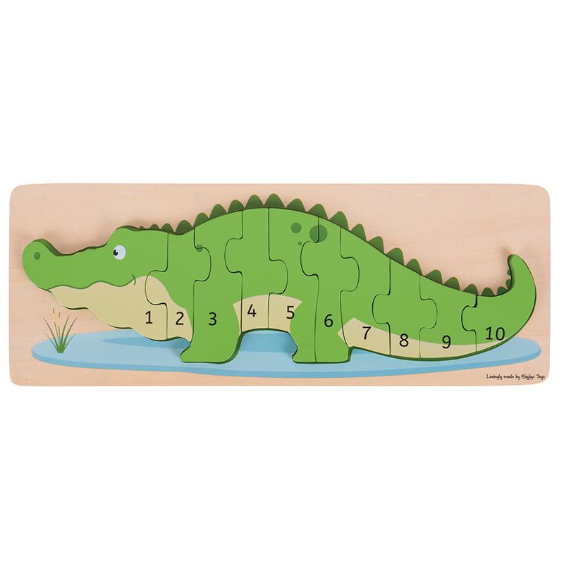 Crocodile Number Puzzle. Picture 2