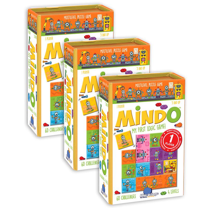 Mindo Robot Logic Game, Pack of 3. Picture 2