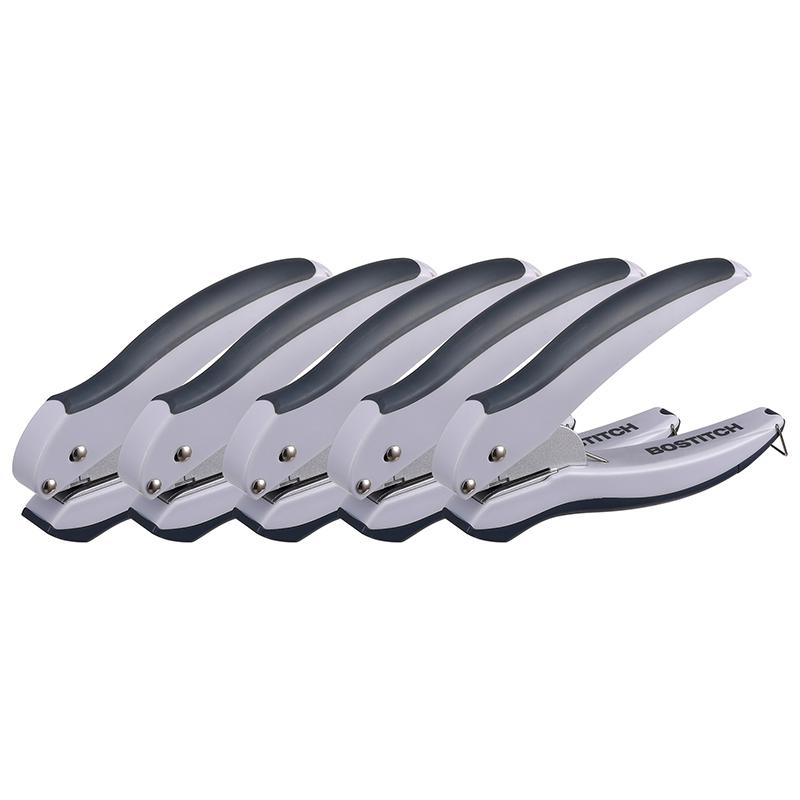 EZ Squeeze 1-Hole Punch, Gray, Pack of 5. Picture 2