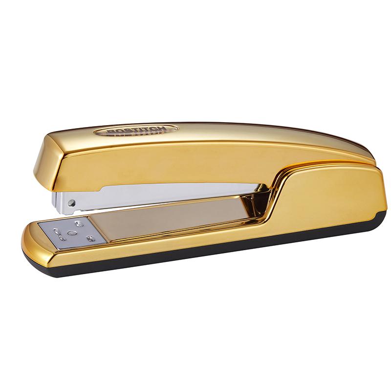 Metallic Gold Stapler, 20 Sheets. Picture 2