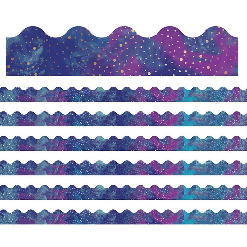 Galaxy Scalloped Border, 39 Feet Per Pack, 6 Packs. Picture 2