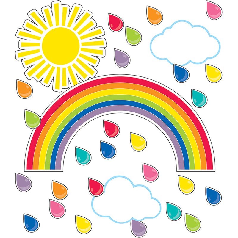 Hello Sunshine Giant Rainbow Bulletin Board Set. Picture 2
