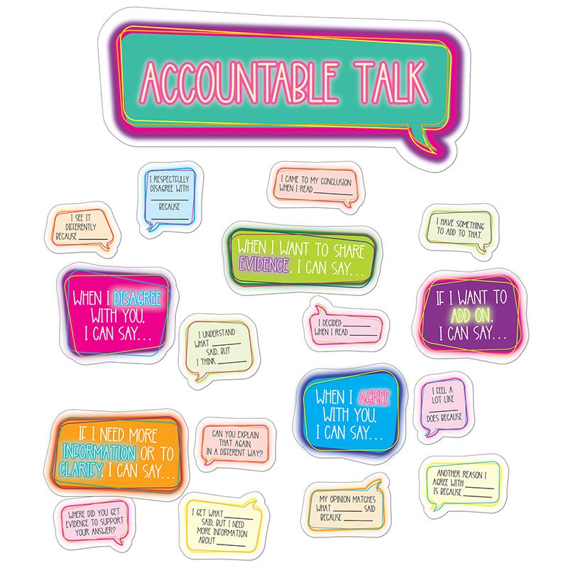 Accountable Talk Bulletin Board Set. Picture 2