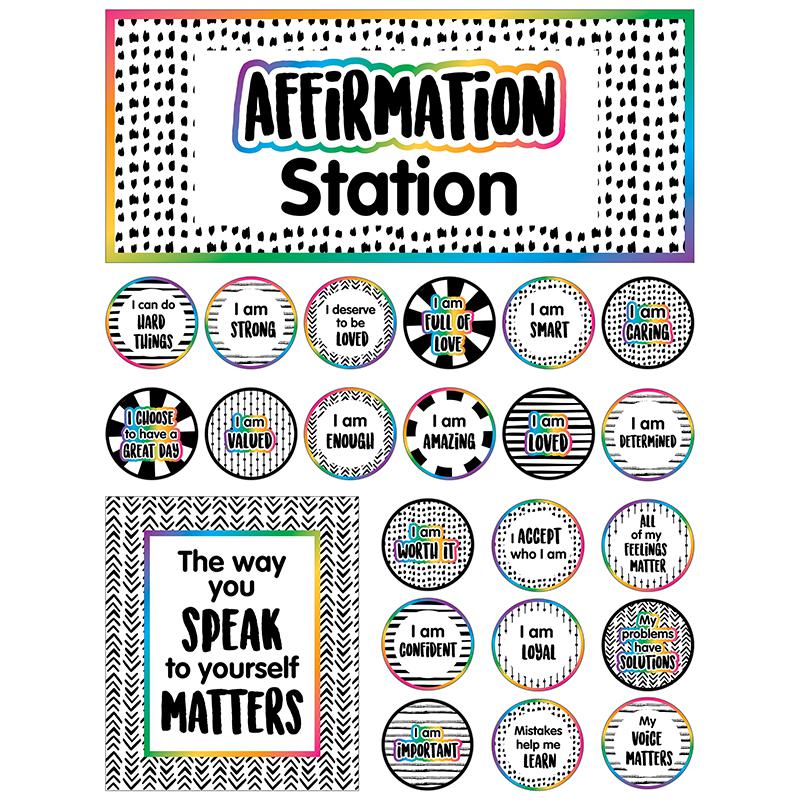Affirmation Station Bulletin Board Set. Picture 2