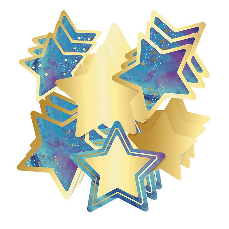 Galaxy Stars Cut-Outs, 36 Per Pack, 3 Packs. Picture 2