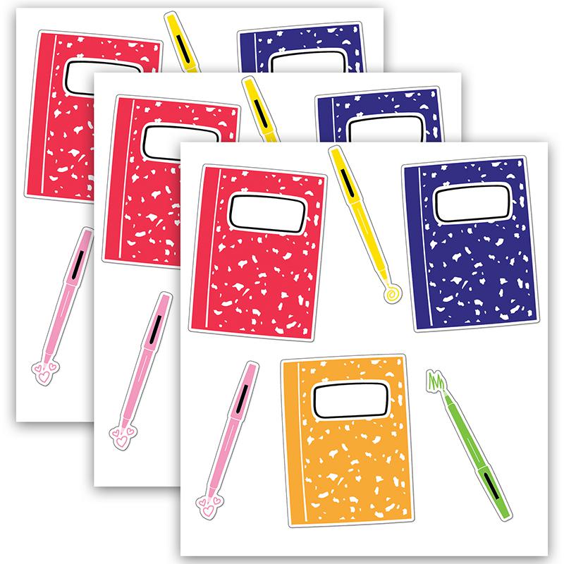 Notebooks and Pens Cut-Outs, 36 Per Pack, 3 Packs. Picture 2