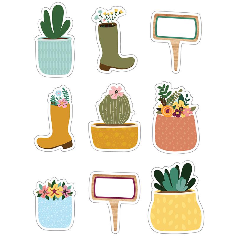Grow Together Boots, Pots, and Garden Signs Cut-Outs, 36 Per Pack, 3 Packs. Picture 2