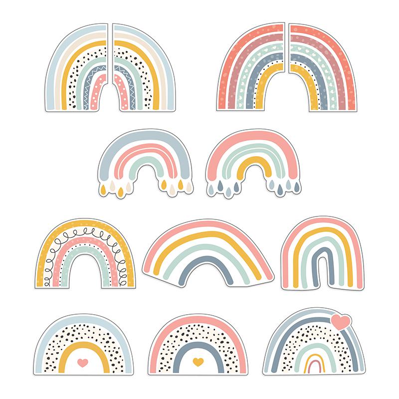 We Belong Rainbow Fun Cut-Outs, 36 Per Pack, 3 Packs. Picture 2