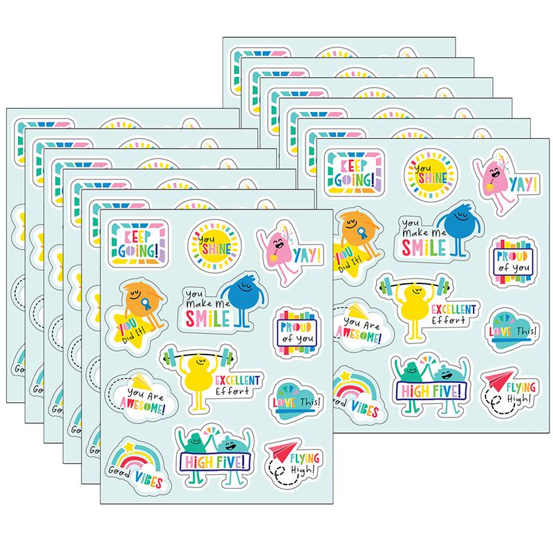 Happy Place Motivators Motivational Stickers, 72 Per Pack, 12 Packs. Picture 2