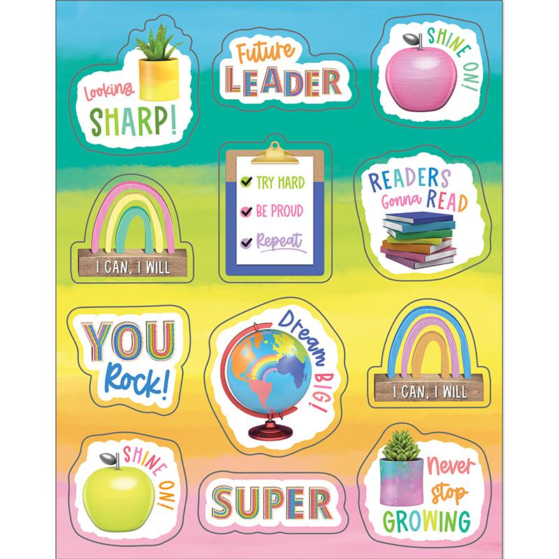Creatively Inspired Motivators Shape Stickers, 72 Per Pack, 12 Packs. Picture 2