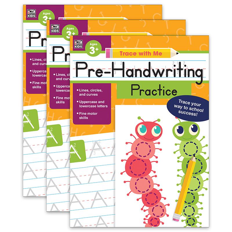 Pre-Handwriting Practice Activity Book, Grade Preschool-2, Pack of 3. Picture 2