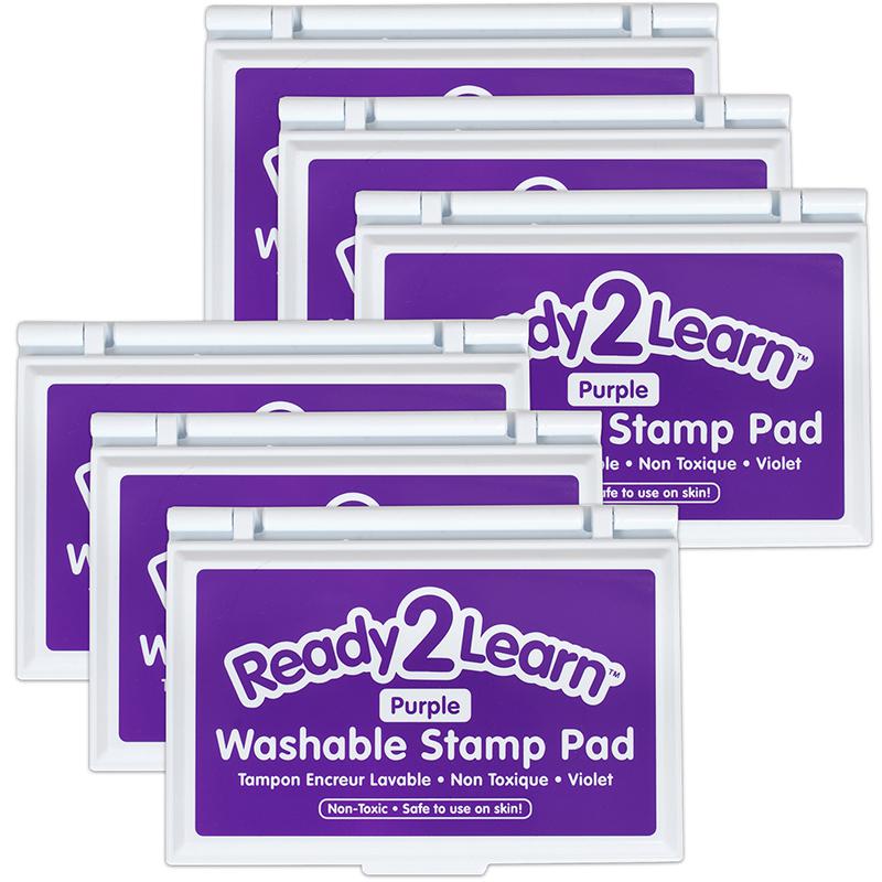 Washable Stamp Pad - Purple - Pack of 6. Picture 2
