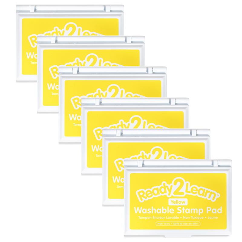Washable Stamp Pad - Yellow - Pack of 6. Picture 2