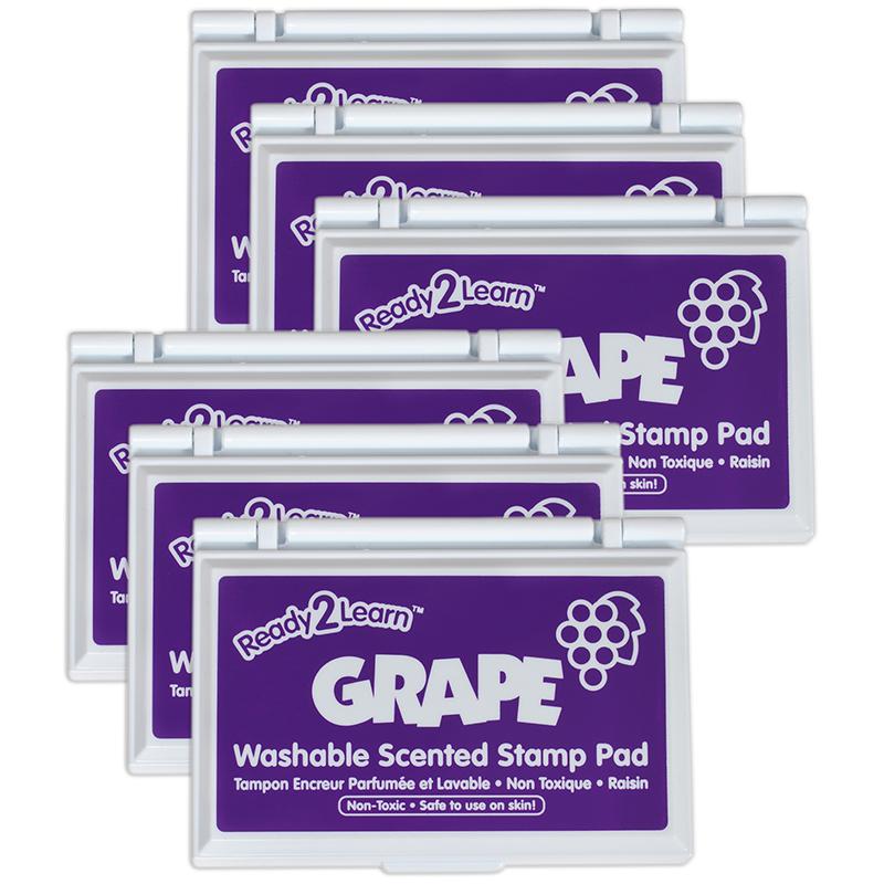 Washable Stamp Pad - Grape Scented, Purple - Pack of 6. Picture 2