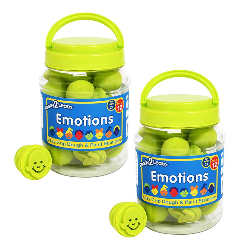 Easy Grip Stampers - Emotions - 12 Per Set - 2 Sets. Picture 2