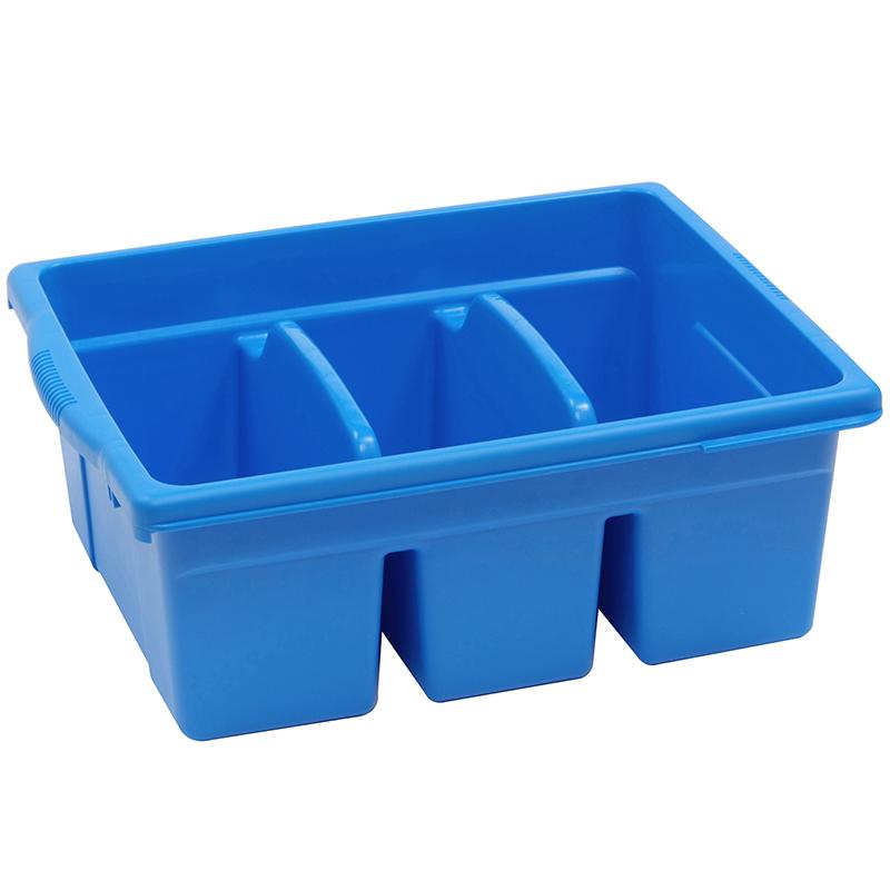 Leveled Reading Large Divided Book Tub, Blue. Picture 2