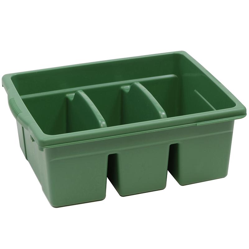 Leveled Reading Large Divided Book Tub, Green. Picture 2