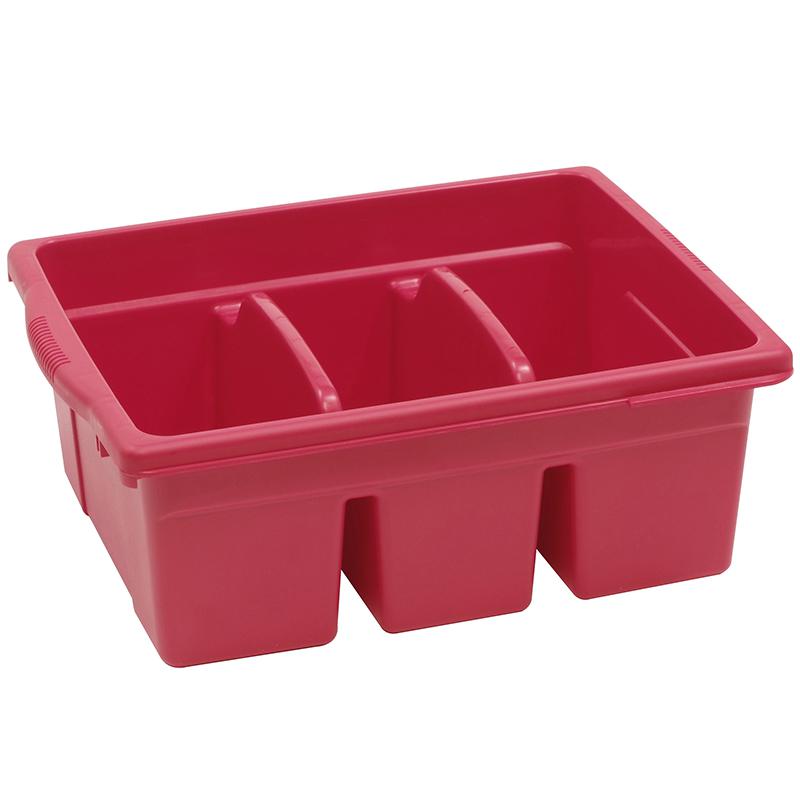Leveled Reading Large Divided Book Tub, Red. Picture 2