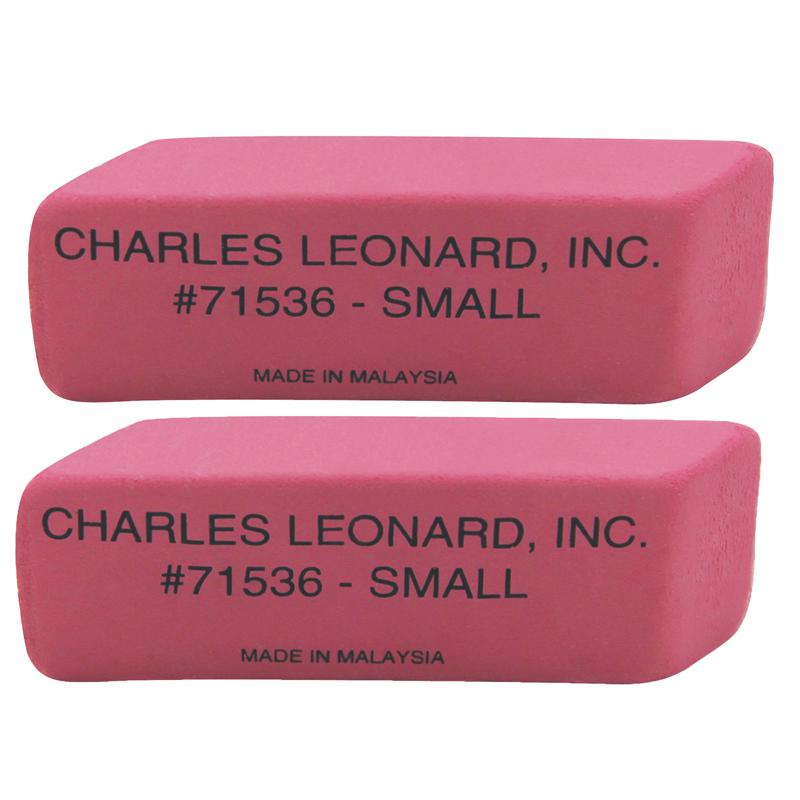 Small Natural Rubber Pink Wedge Eraser, 36 Per Pack, 2 Packs. Picture 2