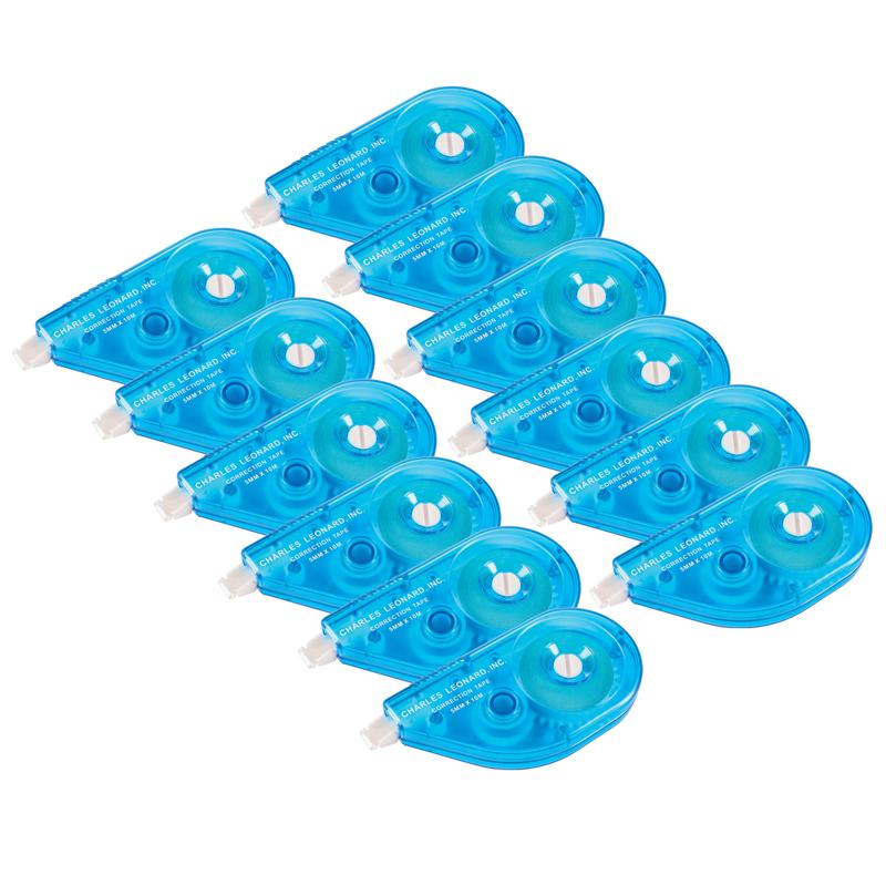 White Paper Correction Tape, Blue Case, Pack of 12. Picture 2