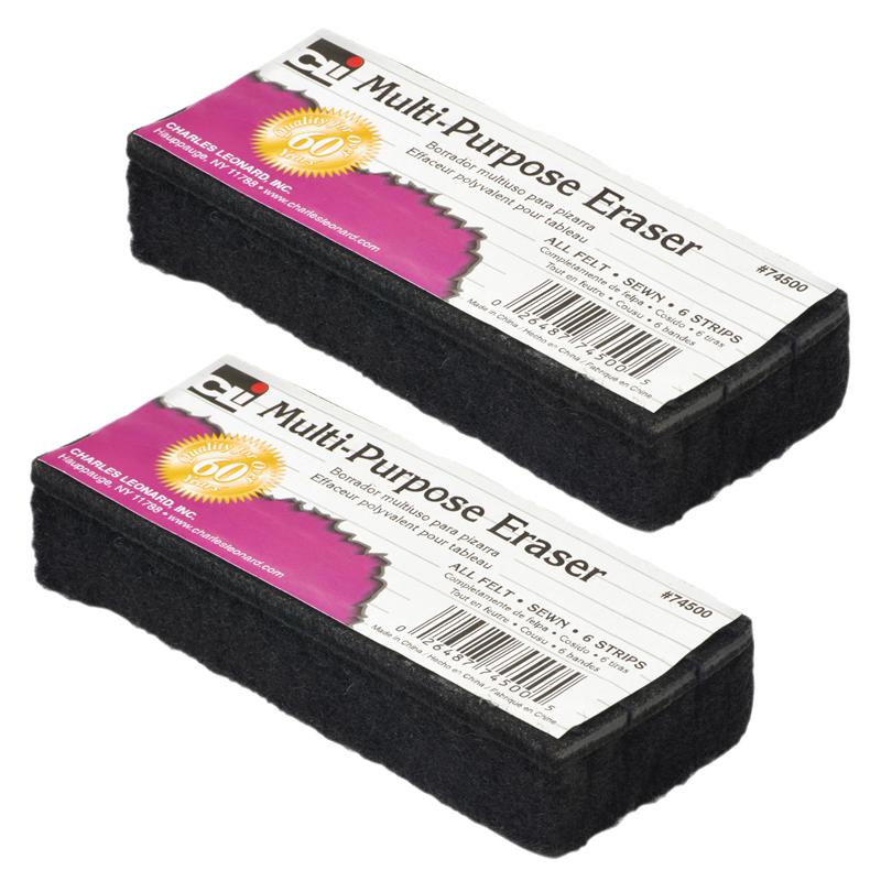 Multi-Purpose Eraser, 5" Length, 12 Per Pack, 2 Packs. Picture 2