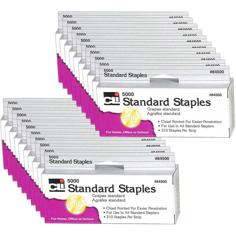 Standard Staples, 5000 Per Pack, 20 Packs. Picture 2