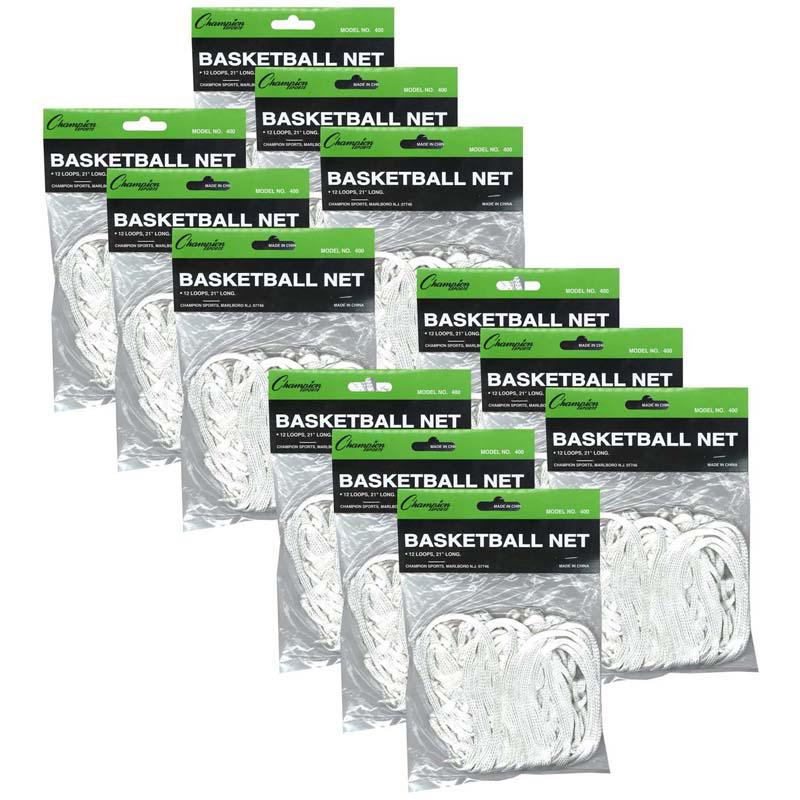Economy Basketball Net, 4mm, Pack of 12. Picture 2
