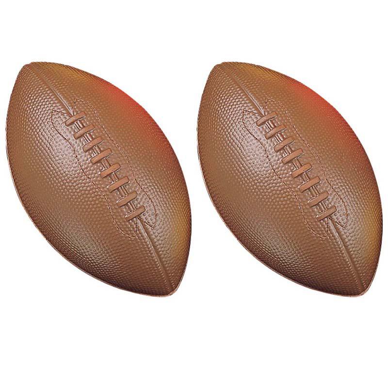 Coated High Density Foam Football, Pack of 2. Picture 2