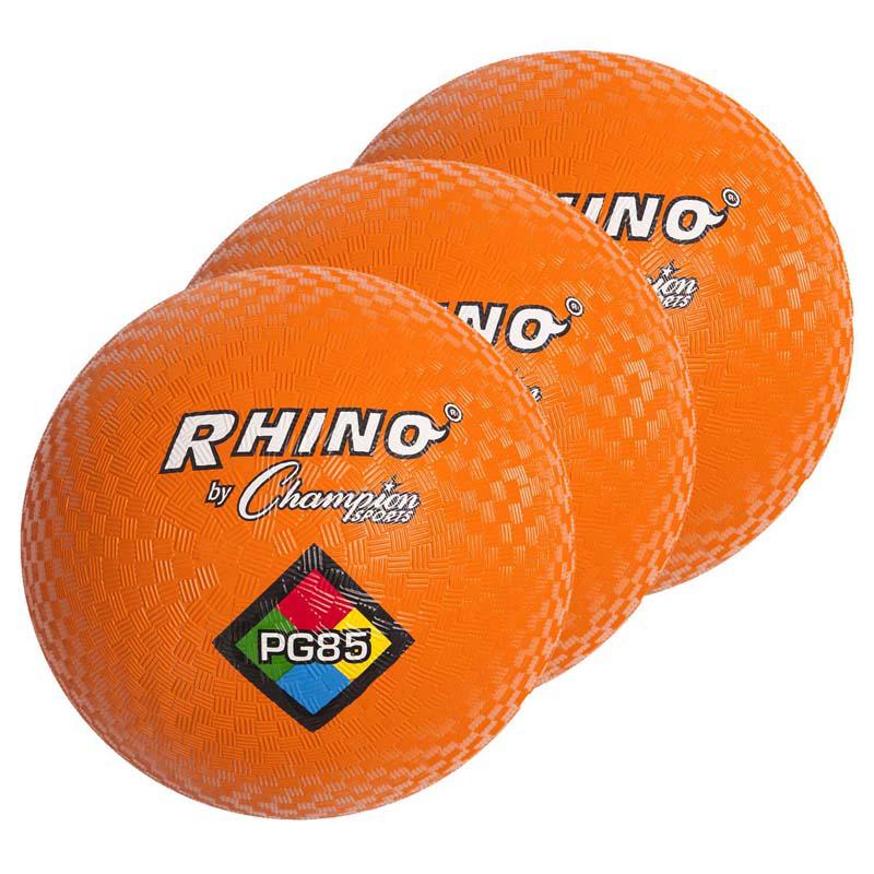 Playground Ball, 8-1/2", Orange, Pack of 3. Picture 2