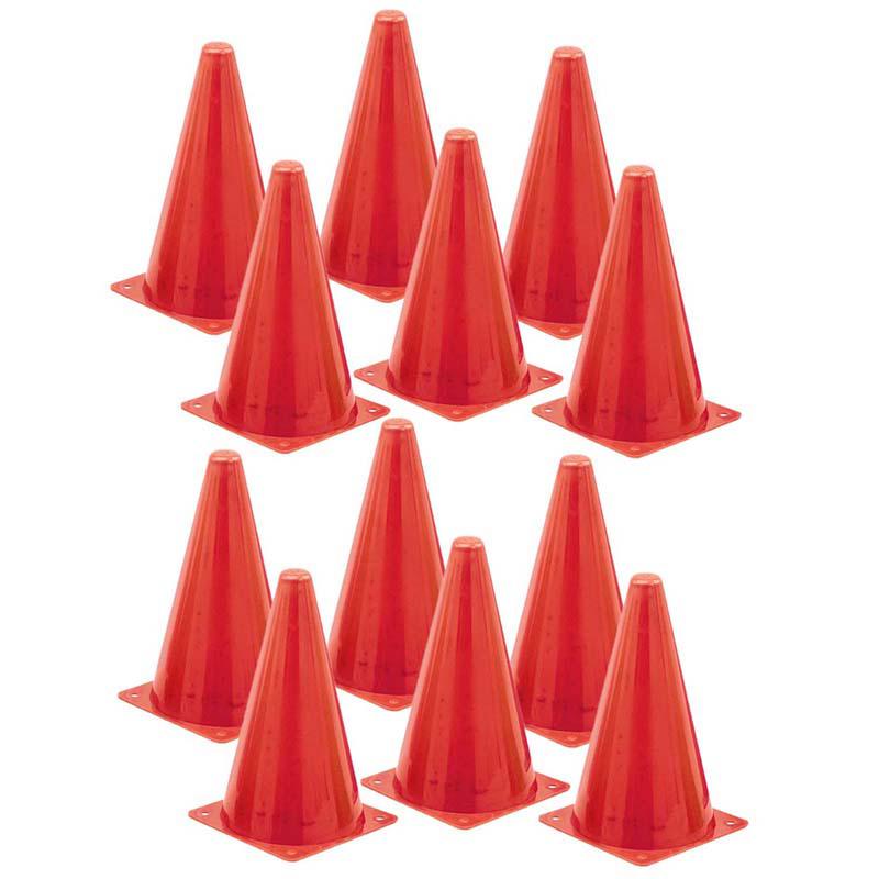 Hi-Visibility 9" Safety Cone, Pack of 12. Picture 2