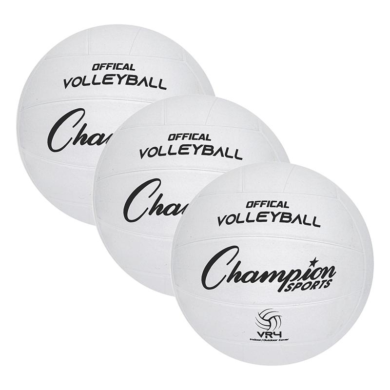 Rubber Volleyball, Official Size, Pack of 3. Picture 2