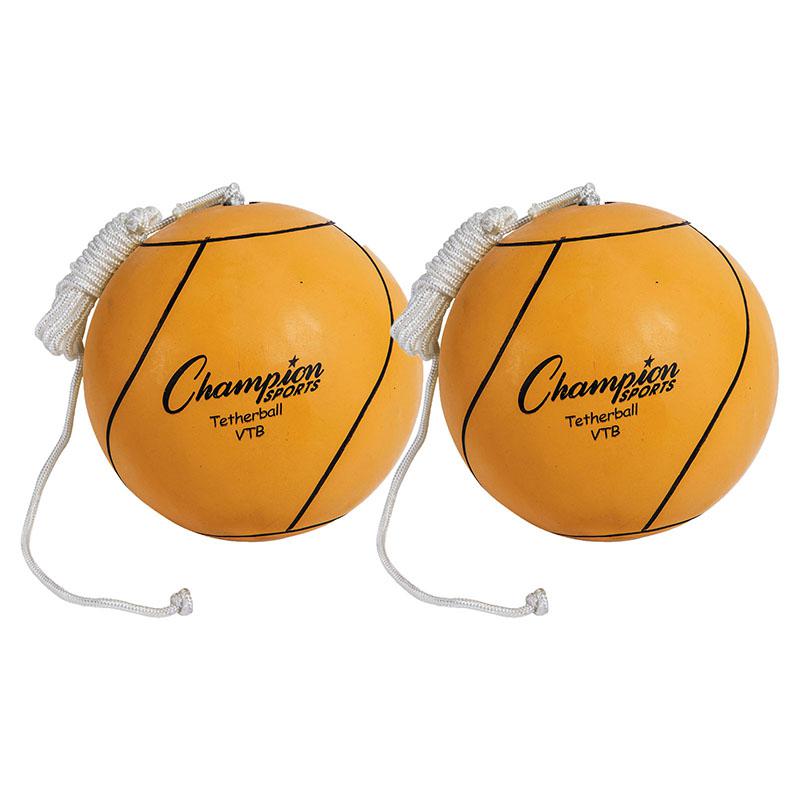 Tether Ball, Optic Yellow, Pack of 2. Picture 2