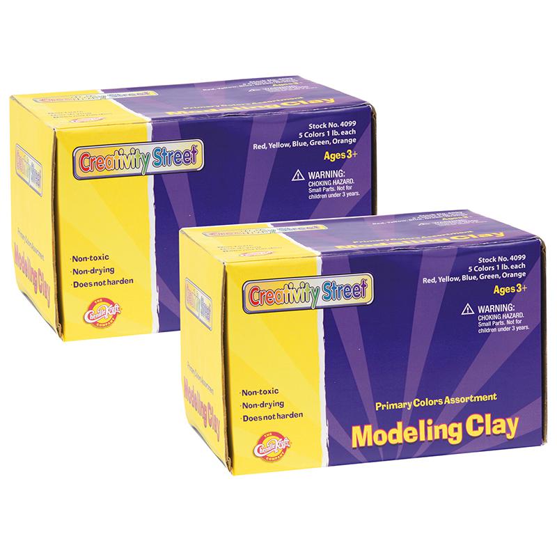 Modeling Clay, 5 Primary Color Assortment, 5 sticks/5 lbs. Per Set, 2 Sets. Picture 2
