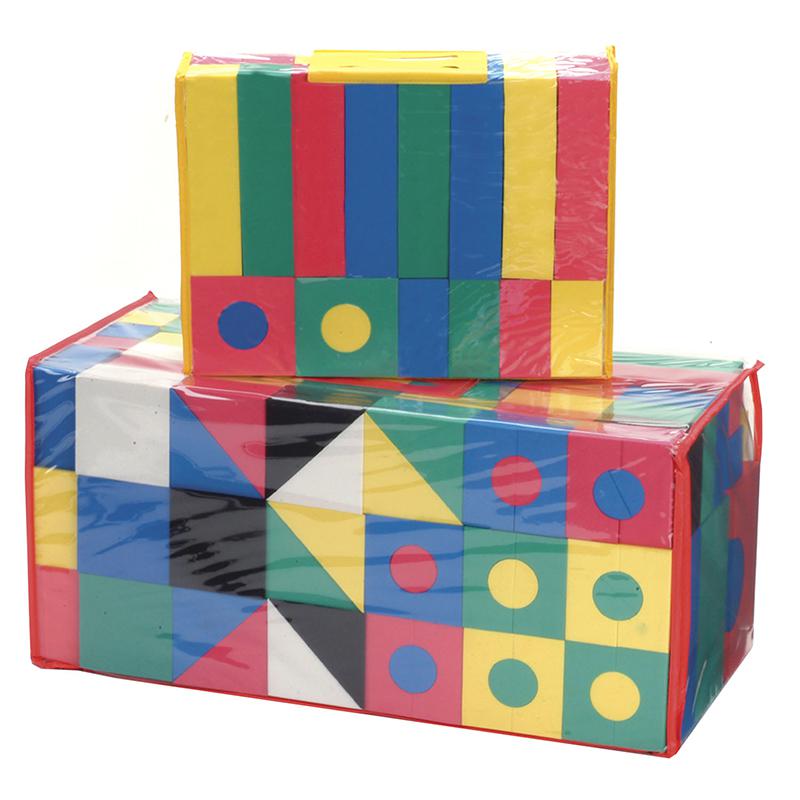 Activity Blocks, Assorted Primary Colors, Assorted Sizes, 152 Pieces. Picture 2