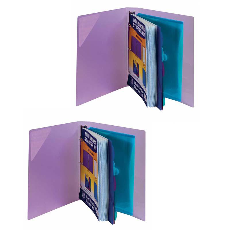 Mini Binder Starter Kit, Assorted, Pack of 2. Picture 2