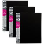 Bound Sheet Protector Presentation Book, 24-Pocket, Pack of 3. Picture 2