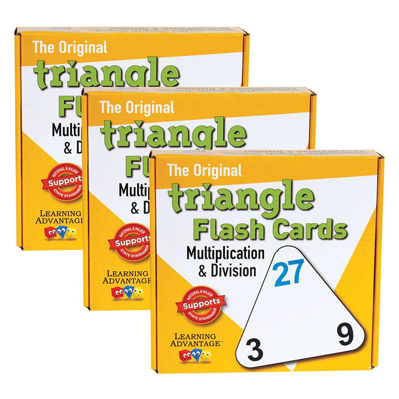 The Original Triangle Flash Cards 20 Per Set - 3 Sets. Picture 2